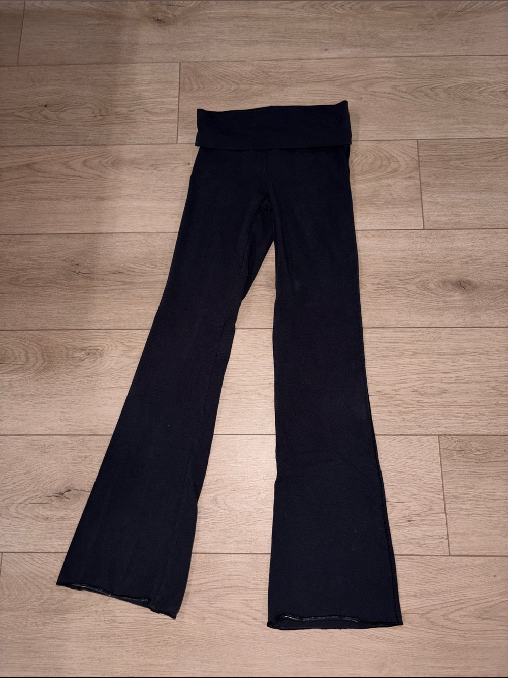 SKIMS Black High-Waist Flare Leggings